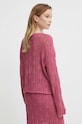 Odzież Pepe Jeans sweter GWEN PL702129 różowy