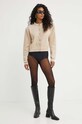 Rotate cashmere blend cardigan 1125452381 beige SS24