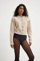 Rotate cashmere blend cardigan beige 1125452381