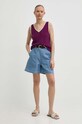 Weekend Max Mara vestă 2415361013600 violet SS24
