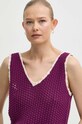 Weekend Max Mara vestă violet 2415361013600