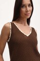 Γιλέκο Weekend Max Mara καφέ 2415361013600