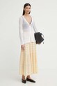 AERON cardigan din bumbac CRAVE SSPU239503 alb SS24