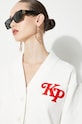 Kenzo sweatshirt by Verdy Sweat Cardigan FE52SW1284ME.02 white