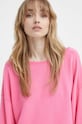 American Vintage sweter SWEAT różowy HAPY03CE24