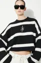 JW Anderson maglione in lana Cropped Anchor Jumper Donna