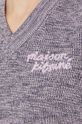 Bavlněná vesta Maison Kitsuné Handwriting Cropped Vest MW00813KT1108