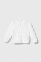 Βρεφική βαμβακερή ζακέτα United Colors of Benetton άλλο λευκό 1077A500S.W.Seasonal