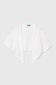 United Colors of Benetton cardigan copii uni alb 139GC601C.G.Seasonal