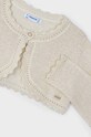 Dziewczynka Mayoral kardigan dziecięcy 320.6A.Mini.PPYH beżowy