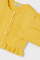 DÍVKA Dětský svetr Mayoral 3354.6C.Mini.PPYH žlutá