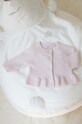 Tartine et Chocolat cardigan din bumbac pentru bebeluși uni roz TY18010.G.80.86