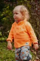 oranžna Otroški pulover Jack Wolfskin SMILEYWORLD MIDLAYER Otroški