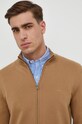 BOSS kardigan bawełniany beżowy 50505998
