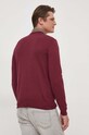 Odzież BOSS sweter bawełniany 50506023 bordowy