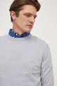 siva Bombažen pulover BOSS