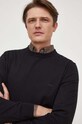 BOSS sweter bawełniany czarny 50506023
