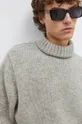 szary Les Deux sweter wełniany