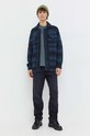 Marc O'Polo kardigan z domieszką wełny 330604361088 niebieski SS24