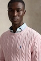 Polo Ralph Lauren svetr pánský bavlněný růžová 710775885
