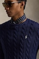 Polo Ralph Lauren Pulover moški bombažen mornarsko modra 710775885
