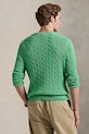 Хлопковый свитер Polo Ralph Lauren 710775885 зелёный AW25