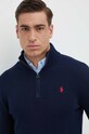 Бавовняний светр Polo Ralph Lauren темно-синій 710859939