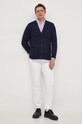 Polo Ralph Lauren kardigan bawełniany 710890548 granatowy SS24