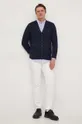Polo Ralph Lauren cardigan in cotone blu navy
