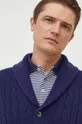 tmavomodrá Kašmírový sveter Polo Ralph Lauren