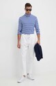 Polo Ralph Lauren longsleeve bawełniany 710926874 niebieski SS24