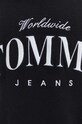 Bavlněný svetr Tommy Jeans DM0DM18365 černá