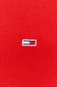 Tommy Jeans sweter bawełniany DM0DM18370 czerwony