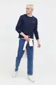 Tommy Jeans maglione in cotone blu navy