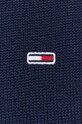 Хлопковый свитер Tommy Jeans DM0DM18370 тёмно-синий