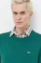 zelená Bavlnený sveter Tommy Jeans