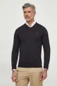 Bombažen pulover Tommy Hilfiger črna