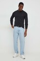 Bavlnený sveter Tommy Hilfiger MW0MW32026 čierna AW24