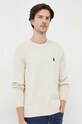Хлопковый свитер Tommy Hilfiger бежевый MW0MW33505