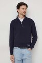Tommy Hilfiger sweter bawełniany granatowy MW0MW33510