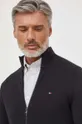 čierna Bavlnený kardigán Tommy Hilfiger