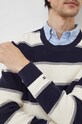 Bavlnený sveter Tommy Hilfiger MW0MW33517 tmavomodrá