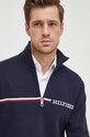 Svetr Tommy Hilfiger námořnická modř MW0MW33508