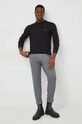 Calvin Klein maglione con aggiunta di seta K10K112742 nero SS24