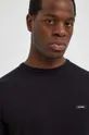 czarny Calvin Klein sweter z domieszką jedwabiu