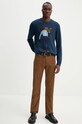 Levi's gyapjú pulóver A4320 sötétkék AW24