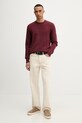 Levi's svetr pánský s vlnou A4320 burgundské AA00