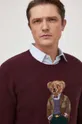 Вовняний светр Polo Ralph Lauren бордо