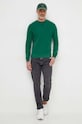 Pepe Jeans sweter bawełniany Mike PM702429 zielony SS24