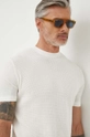 beige Armani Exchange t-shirt